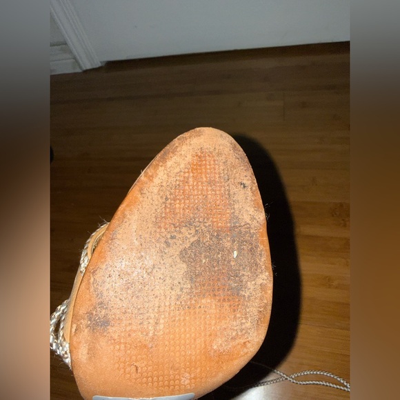 Schutz Leather Tassel Accents T-Strap Heels - Picture 11 of 11